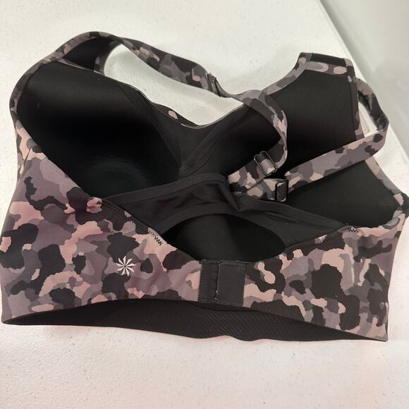 Athleta Camo Camouflage Advance Sports Bra Size 34DD - Picture 5 of 5